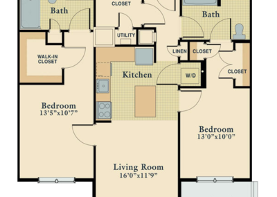 Two Bedroom Unit